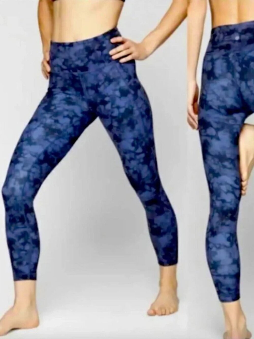 Athleta Salutation 7/8 Tie Dye Tights – Size S 💜🔥